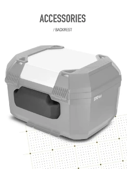 Kufer centralny Shad Terra TR46 czarno-szary [z aluminiową pokrywą]