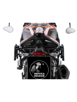 Stelaż pod sakwy motocyklowe Hepco&Becker C-Bow Aprilia Tuono V4 Factory (25-) czarny