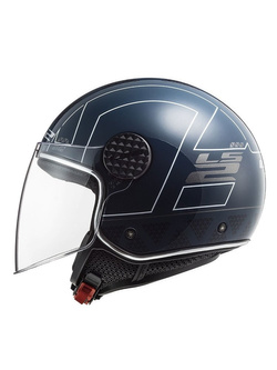 Kask otwarty LS2 OF558 Sphere Lux Linus niebieski