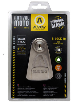 Blokada na tarczę z alarmem AUVRAY B-LOCK 10 INOX