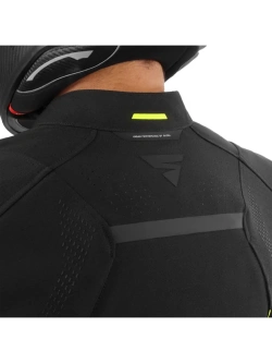 Kurtka motocyklowa tekstylna Shima Rush 3.0 czarno-fluo żółta