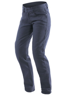 Damskie spodnie motocyklowe tekstylne Dainese Casual Slim Lady Tex niebieskie