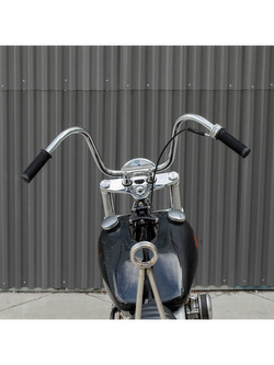 Manetki motocyklowe Biltwell Kung Fu TPV do kierownic o średnicy 22 [mm] czarne