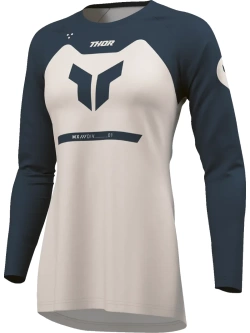 Bluza enduro damska Thor Ridemode niebiesko-szara