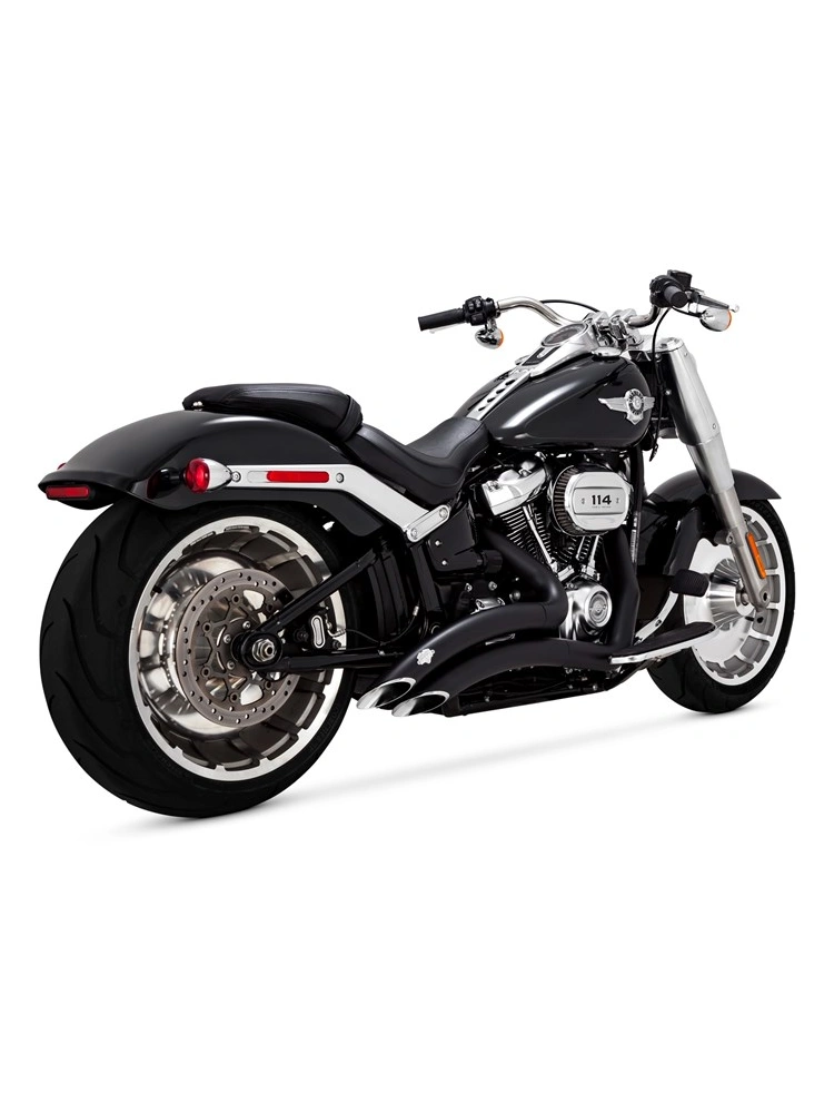Pełny układ wydechowy Vance & Hines Big Radius do wybranych modeli Harleya Davidsona Czarny Mat