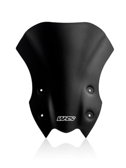 Szyba motocyklowa WRS Touring Kawasaki Z 900 (20-24) czarna matowa