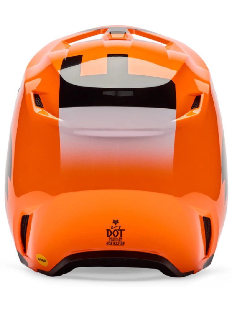 Kask enduro Fox V1 Shield czarno-pomarańczowy