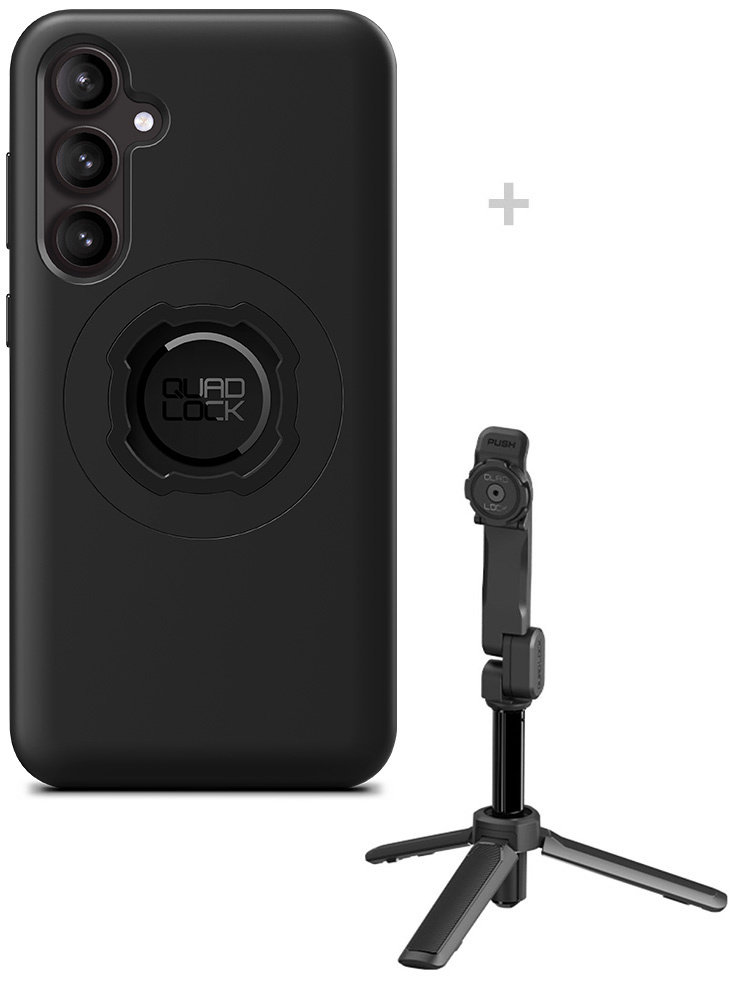 Zestaw: etui MAG na telefon Samsung Galaxy S23 FE (magnetyczne) + statyw/ selfie stick Quad Lock