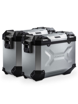 Zestaw: kufry boczne + stelaże PRO TRAX ADV SW-MOTECH 37/37 L do motocykla Honda NC750X (16-20)/ S (16-) [pojemność 2 x 37 L]