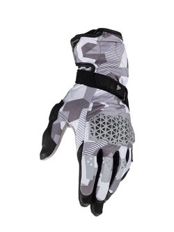 Rękawice motocyklowe Leatt ADV X-Flow 7.5 biało-czarno-szare