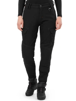 Jeansy motocyklowe damskie Shima Recon czarne