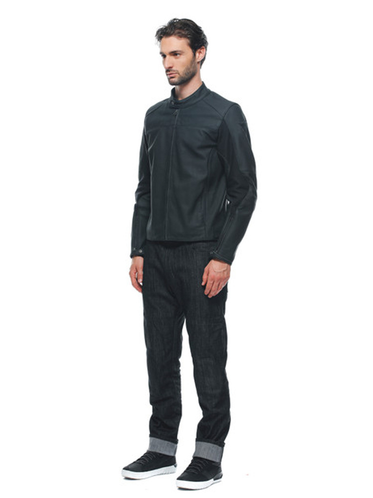 Kurtka motocyklowa skórzana Dainese Razon 2 Perforowana czarna