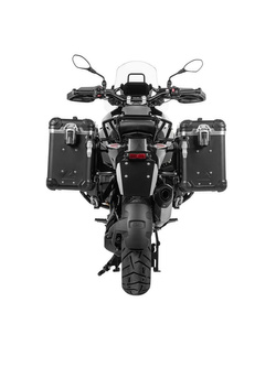 Zestaw: kufry boczne aluminiowe Zega Evo "And-Black" 38/38 + stelaż Touratech do BMW R 1300 GS (23-) [poj.: 2 x 38 l]