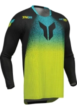 Bluza enduro Thor Launchmode Air czarno-niebieski-fluo