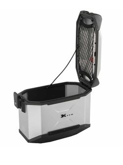 Kufer boczny lewy Hepco&Becker Xceed 38 srebrny (pojemność: 38L)