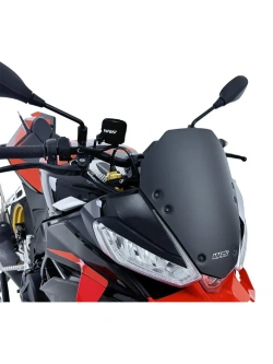 Szyba motocyklowa WRS Sport Aprilia Tuono V4 1100 (25-) czarna matowa