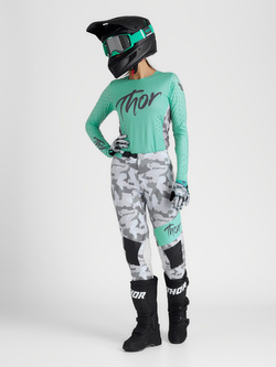 Bluza enduro damska Thor Sportmode Shadow zielona