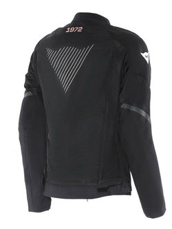 Kurtka motocyklowa damska tekstylna Dainese Herosphere Air Tex czarno-biało-pomarańczowa