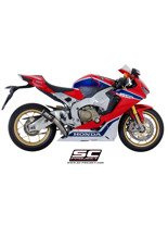 Tłumik CR-T Slip-on WYSOKA POZYCJA (Siatką tytanową na wylocie tłumika) SC-Project do Honda CBR 1000RR / SP [17]