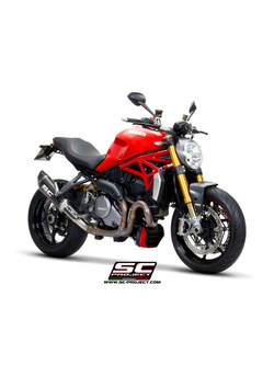 Tłumik SC-Project SC1-R Carbon / Titanium (Slip on) - Ducati Monster 1200 / S / R [17-21]
