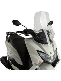 Szyba do skutera turystyczna PUIG V-Tech Suzuki Burgman Street 125EX (23-) przezroczysta