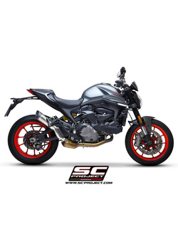 Tłumik motocyklowy SC-Project S1 Ducati Monster 937 (21-24) tytan