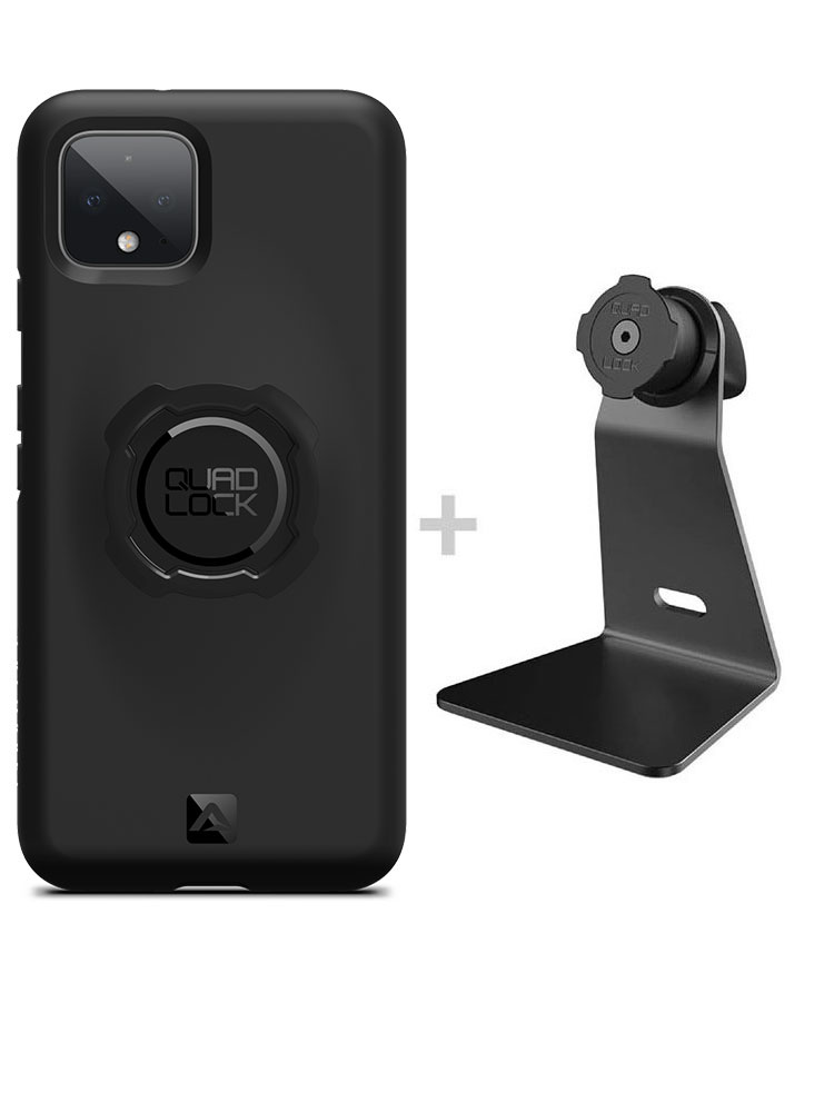 Zestaw na biurko: etui na telefon Google Pixel 4 + uchwyt Quad Lock