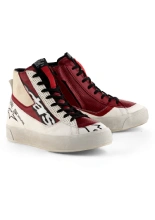 Buty motocyklowe damskie Alpinestars Stella Stated Flair biało-czerwone