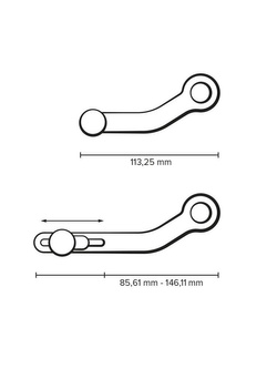 Dźwignia zmiany  biegów SW-MOTECH BMW R 1200 GS LC (12-18), R 1200 GS LC Adventure (13-), R 1250 GS (18-)