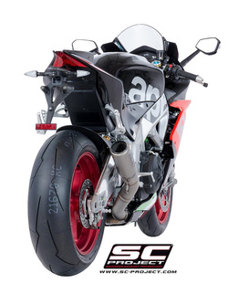 Tłumik CR-T High Position Titanium SC-Project do Aprilia RSV4 RF/RR 2018