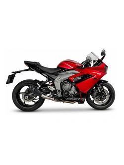 Pełny układ wydechowy IXRACE MK2 Triumph Daytona 660 (24-) czarny [bez homologacji]