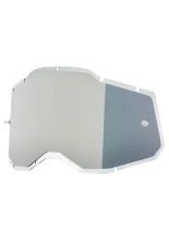 Szybka do gogli 100% Racecraft2, Accuri2, Strata2 lustrzana srebrna