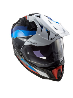 Kask integralny LS2 MX701 Explorer C Frontier czarno-niebieski