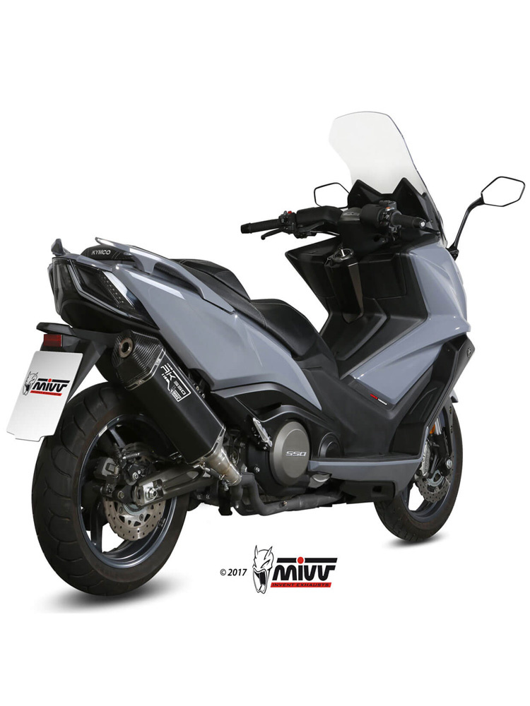Tłumik motocyklowy Slip-On Line (Speed Edge) MIVV do Kymco AK550 (17-20) czarny