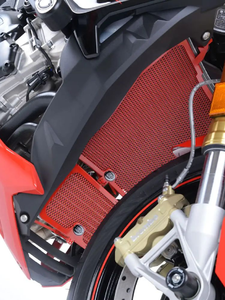Osłona chłodnicy R&G aluminiowa do BMW S1000R (17-20) czerwona