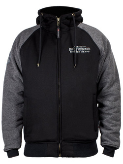 Bluza z kapturem John Doe czarno-szara