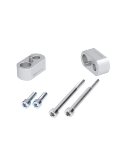 Podwyższenie kierownicy Hepco&Becker Triumph Tiger 850 Sport (21-) [20 mm w górę] srebrne