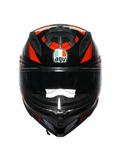 Kask integralny AGV K7 Taurax czarno-czerwony
