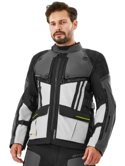 Kurtka motocyklowa tekstylna Shima Tracker szara