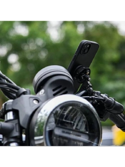 Uchwyt na telefon Outplorer QM01 Launch mocowany na kierownicę, z systemem amortyzacji
