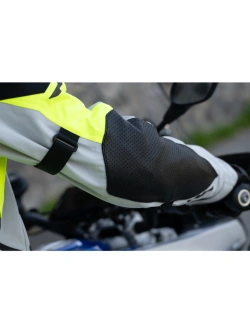 Kurtka motocyklowa tekstylna damska Klim Altitude szaro-fluo żółta