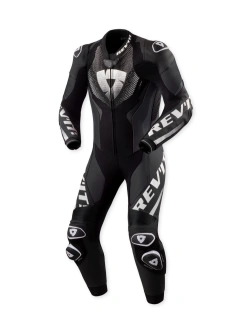 Kombinezon motocyklowy jednoczęściowy REV’IT! Hyperspeed 3 czarno-biały