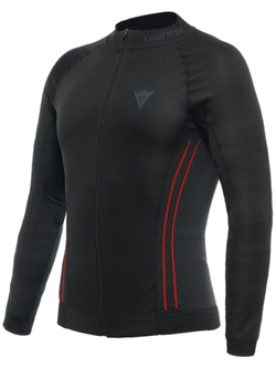 Koszulka termoaktywna Dainese No-Wind Thermo czarno-czerwona