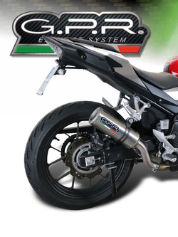 Tłumik G.P.R M3 Titanium Natural [Slip-On, Titanium] - Honda CB 500 X [16-18] e4