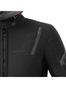 Kurtka motocyklowa tekstylna Shima Rush 3.0 czarna
