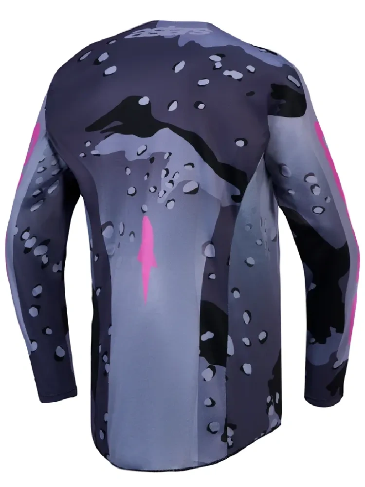 Bluza cross Alpinestars MX Racer Lone szaro-fioletowa