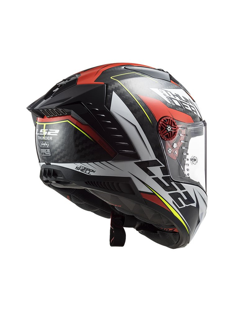 Kask integralny LS2 FF805 Thunder C Chase pomarańczowo-zielono-czarny