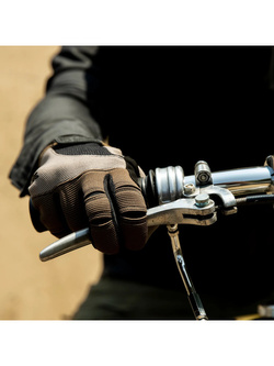 Rękawice cross Biltwell Moto brązowo-czarne