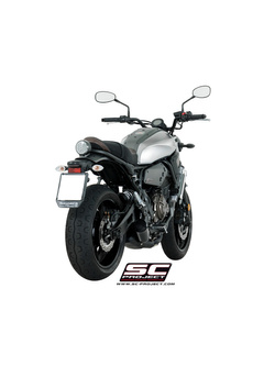 Pełny układ wydechowy 2-1, SC-Project Conic 70's Stainless steel [Matt Black] - Yamaha XSR 700 [16-20]