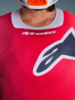 Bluza cross Alpinestars MX Racer Portl czerwono-szara